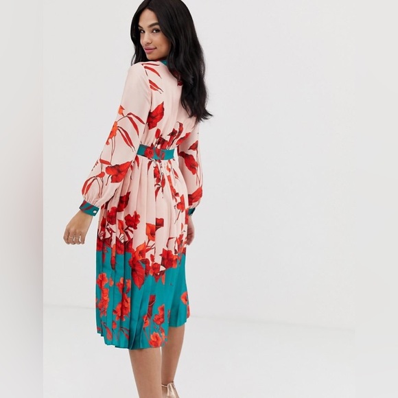 Ted baker midi dress size 0 in excellent condition - Picture 2 of 5